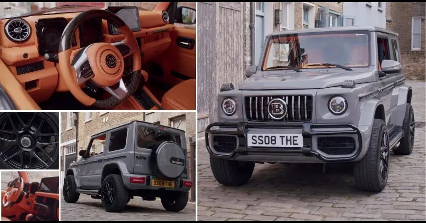 Suzuki Jimny Modified Heavily To Look Like A Brabus G63