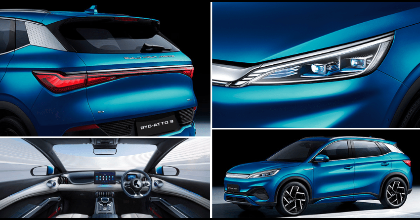 New BYD Atto 3 Electric SUV Launched in India at Rs 34 Lakh