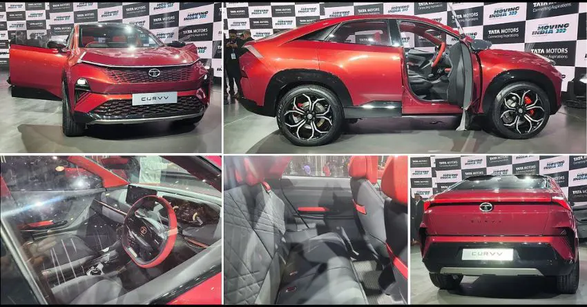 Near Production-Ready Tata Curvv Revealed At Auto Expo 2023