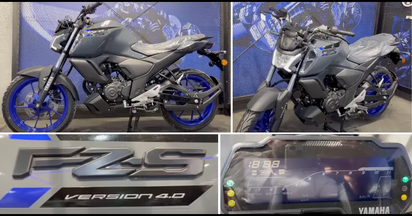 New Yamaha FZS V4 Deluxe Walkaround Video By K2K Motovlogs