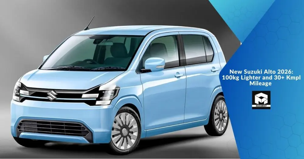New Suzuki Alto 2026: 100kg Lighter and 30+ Kmpl Mileage 