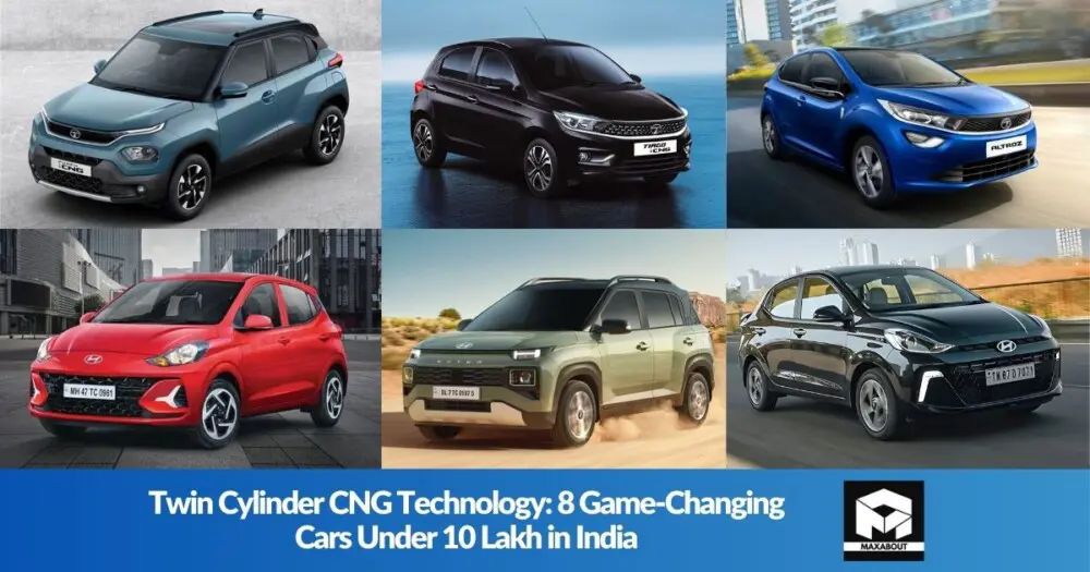 Twin Cylinder CNG Technology: 8 Game-Changing Cars Under 10 Lakh in India