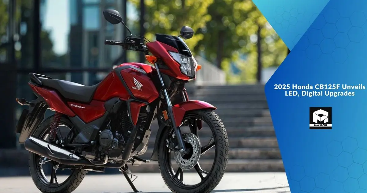 2025 Honda CB125F Unveils LED, Digital Upgrades