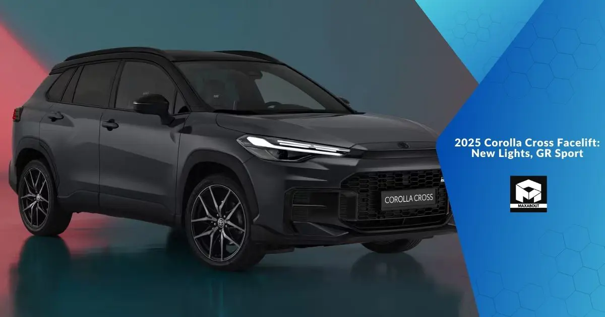 2025 Corolla Cross Facelift: New Lights, GR Sport