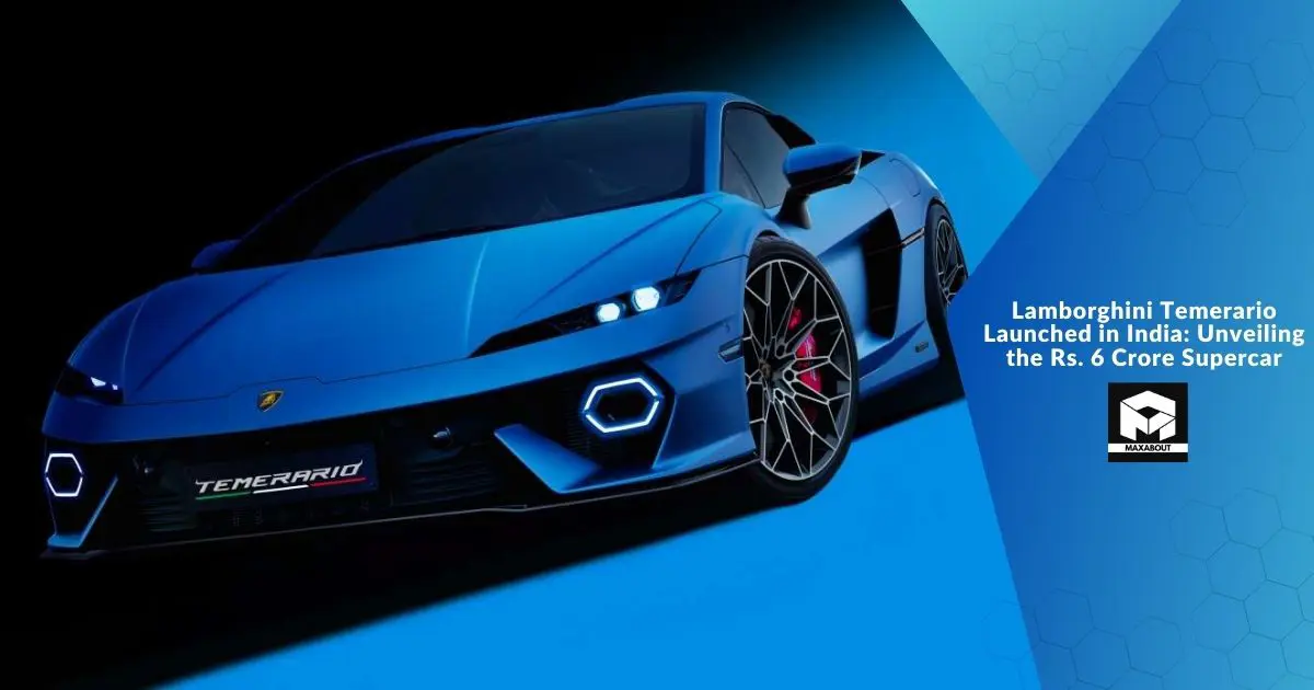 Lamborghini Temerario Launched in India: Unveiling the Rs. 6 Crore Supercar