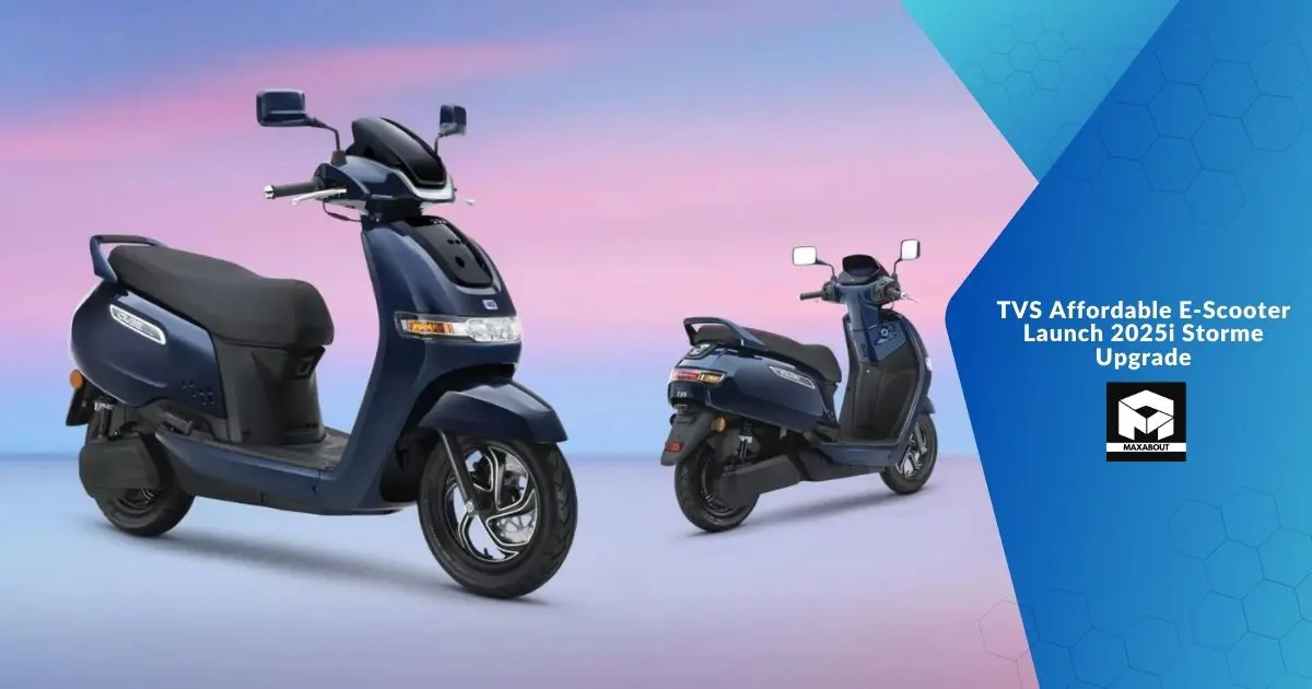 TVS Affordable E-Scooter Launch 2025