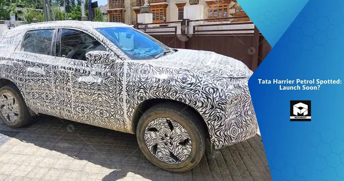Tata Harrier Petrol Spotted: Launch Soon?