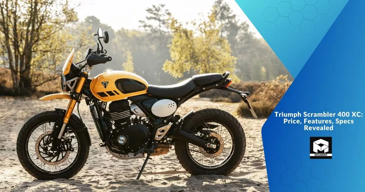 Triumph Scrambler 400 XC: Price, Features, Specs Revealed