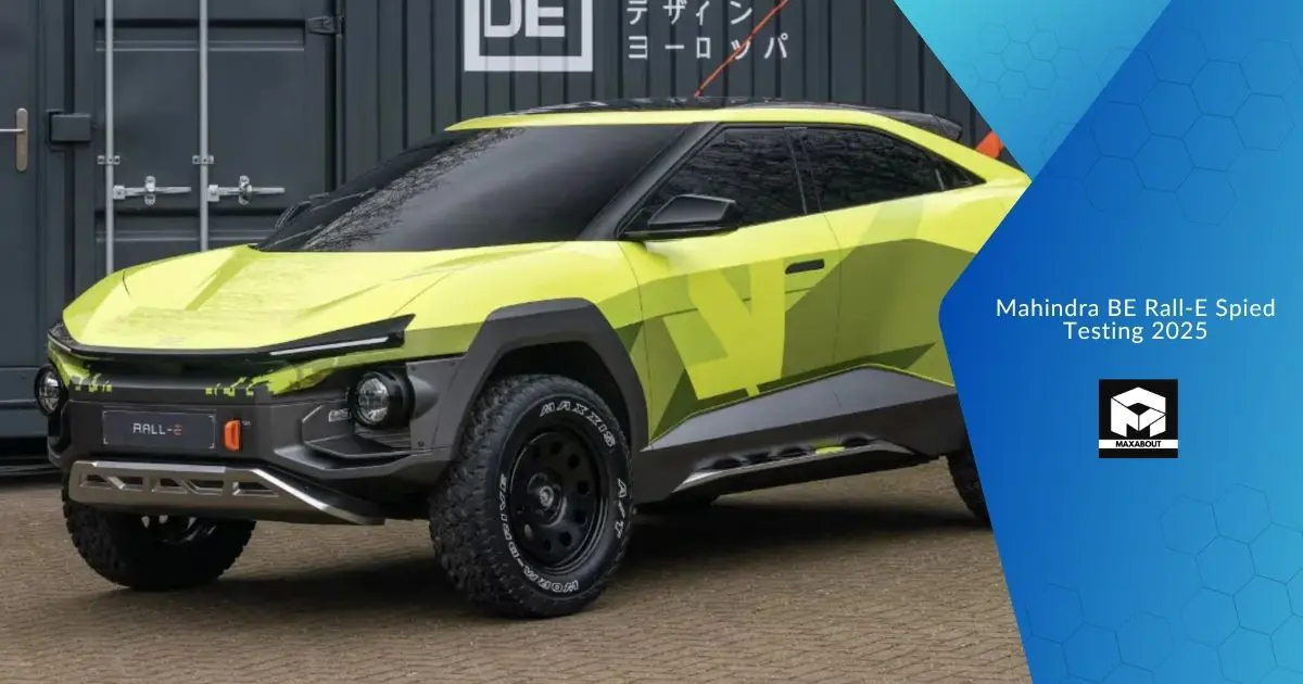Mahindra BE Rall-E Spied Testing 2025