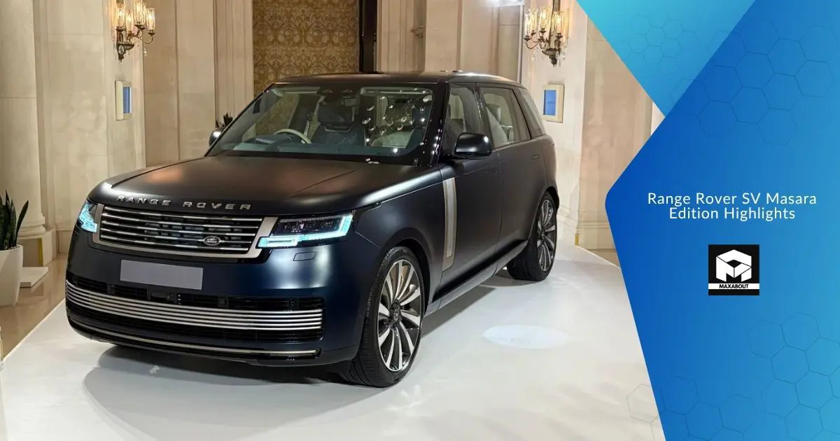 Range Rover SV Masara Edition Highlights