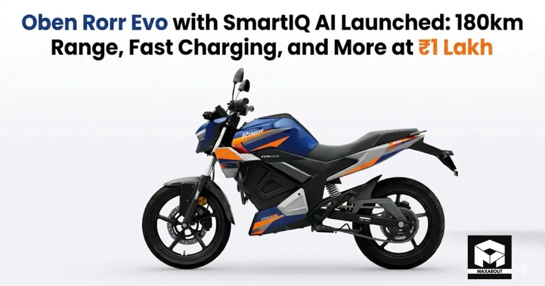 Oben Rorr Evo Review: 180km Range Electric Bike with AI at ₹1 Lakh - Autos