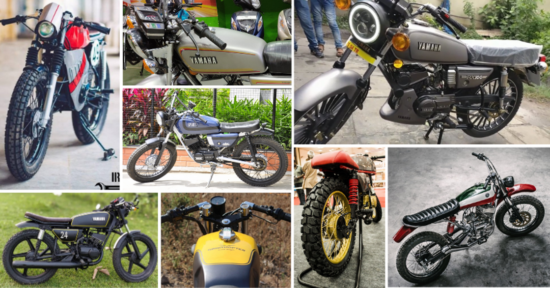 Yamaha Rx Modified Top 10 Modified Yamaha RX100 Motorcycles in India - Must Check! - Autos