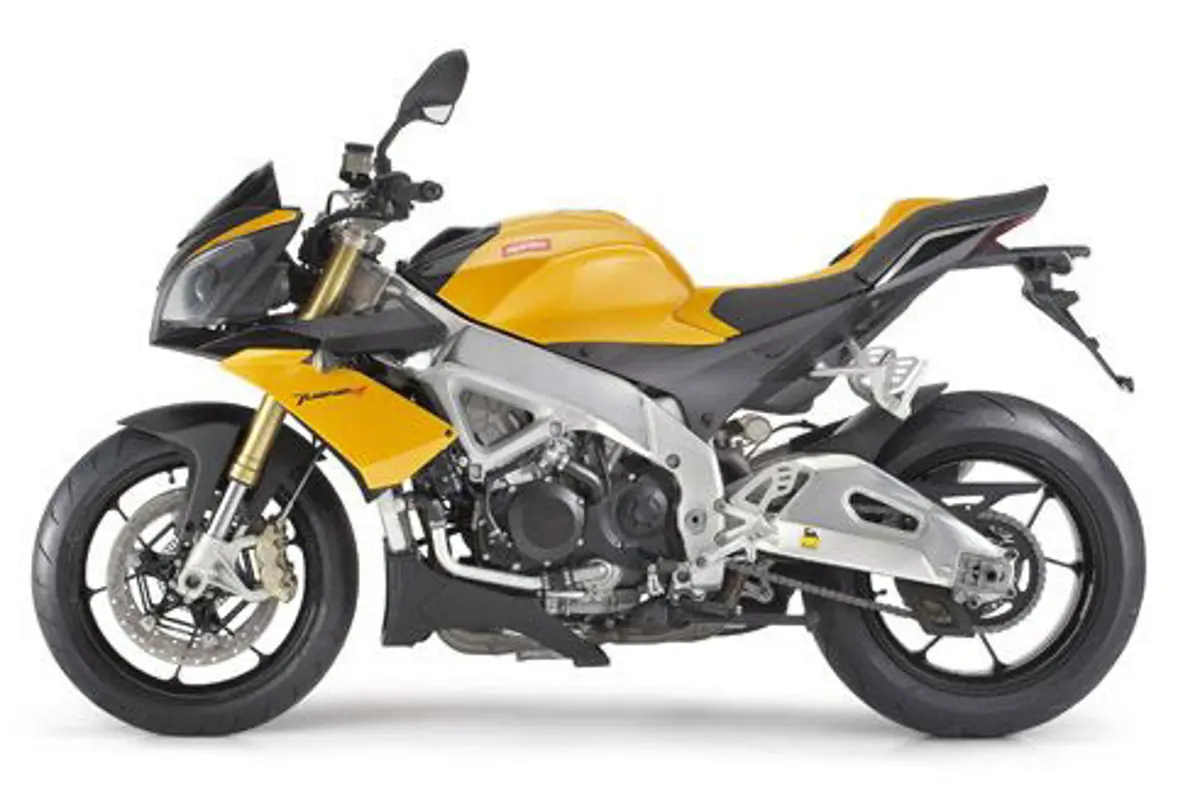 Tuono V4 R Side View 'Yellow'