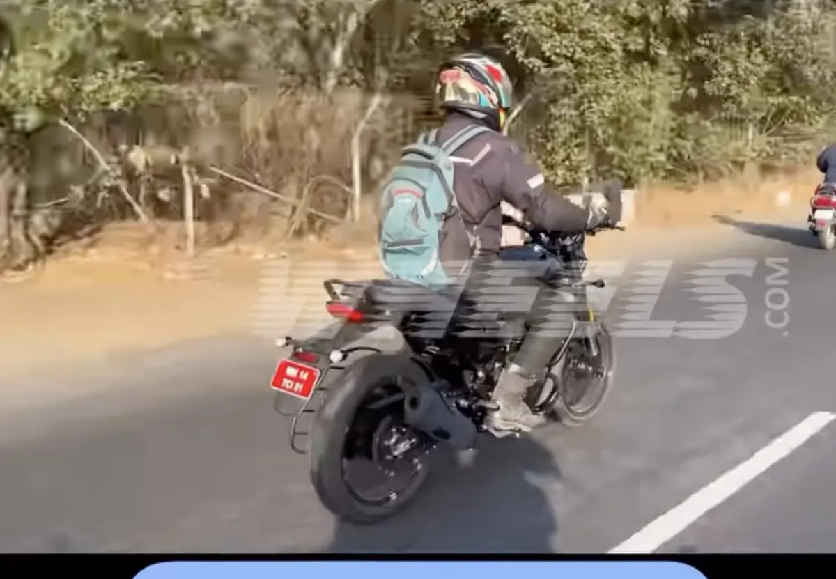 Bajaj-Triumph Motorcycle Spotted in India