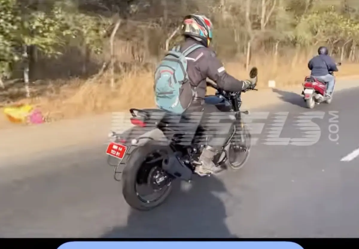 Bajaj-Triumph Motorcycle Spotted in India