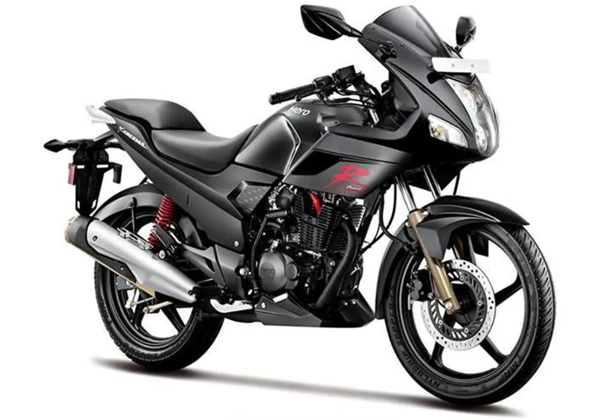 2014 New Hero Karizma R 3-Quarter Front 'Black'