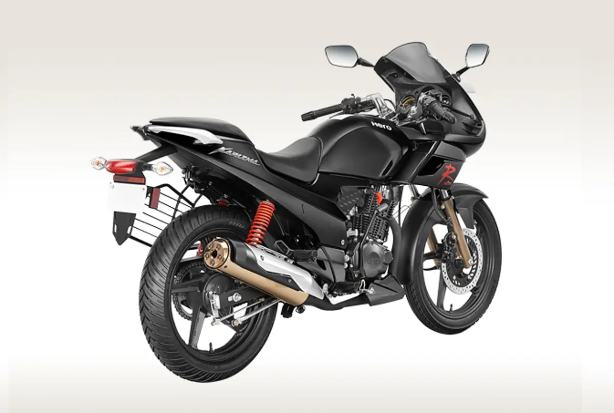 2014 New Hero Karizma R Rear 3-Quarter