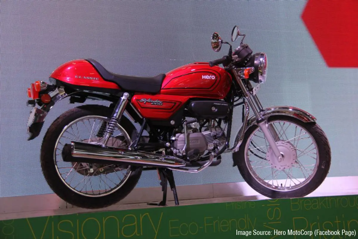 Hero Splendor PRO Classic at Auto Expo 2014