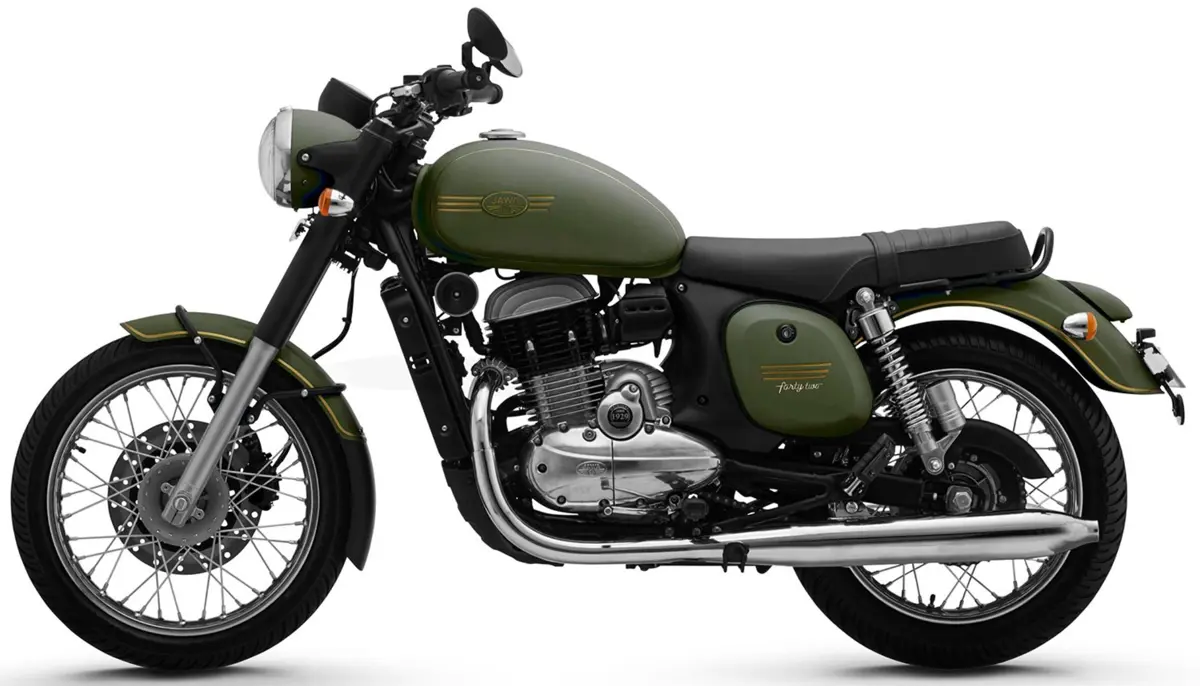 New Jawa 42 Galactic Green