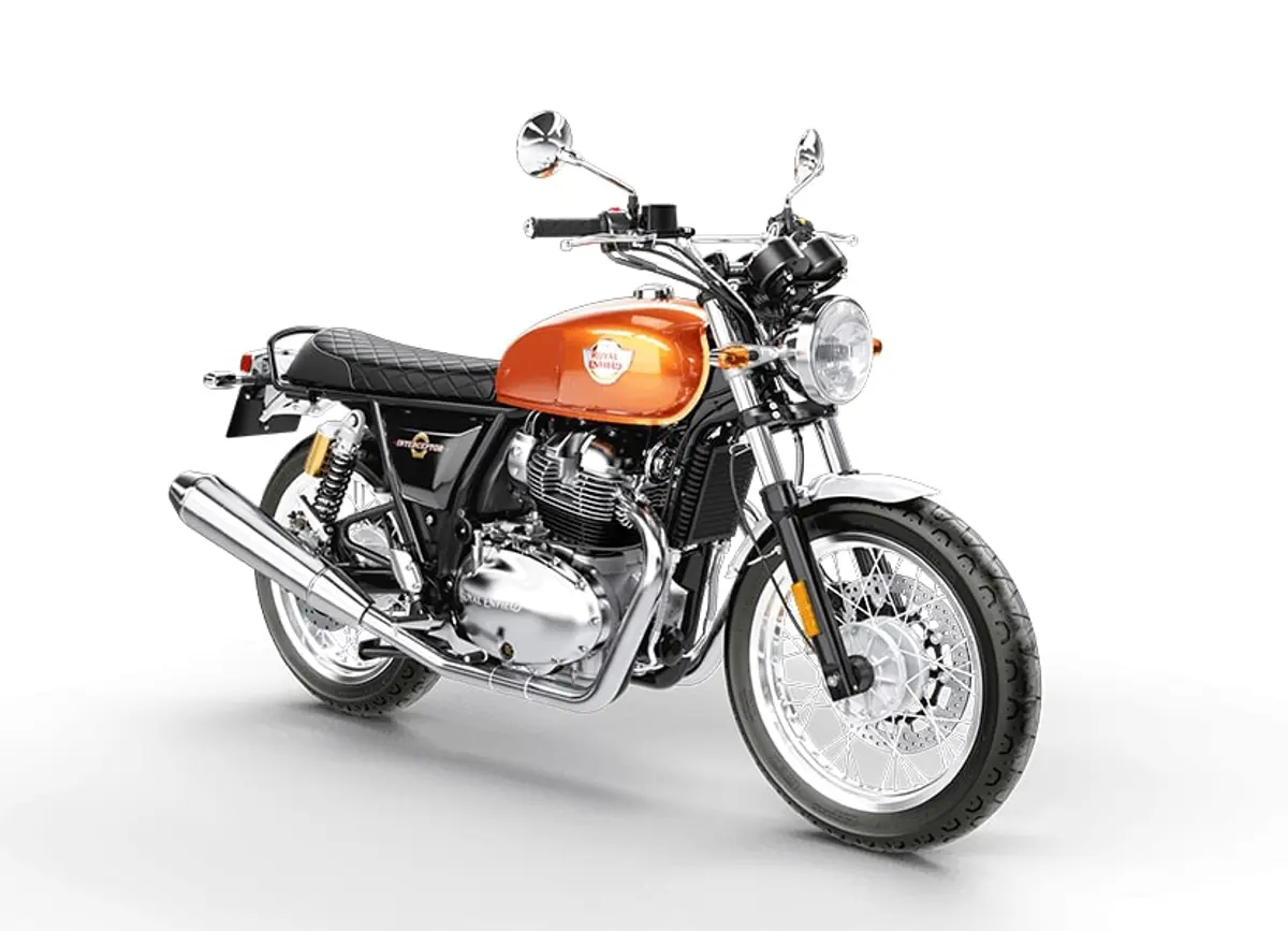 New Royal Enfield Interceptor 650 Orange Crush