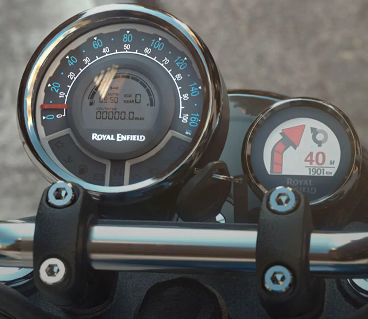Royal Enfield Meteor 350 Instrument Console