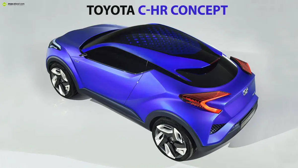 Toyota C-HR Concept Rear 3-Quarter