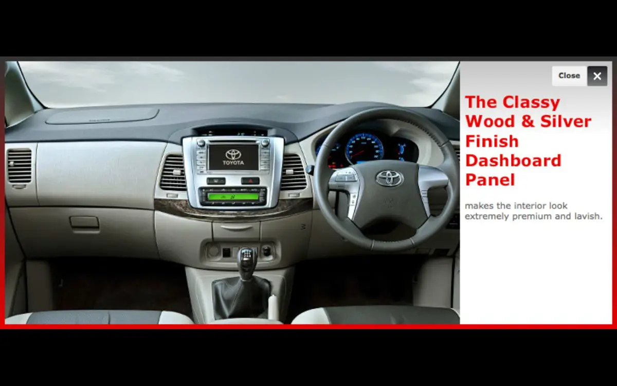 2014 Toyota Innova Interior