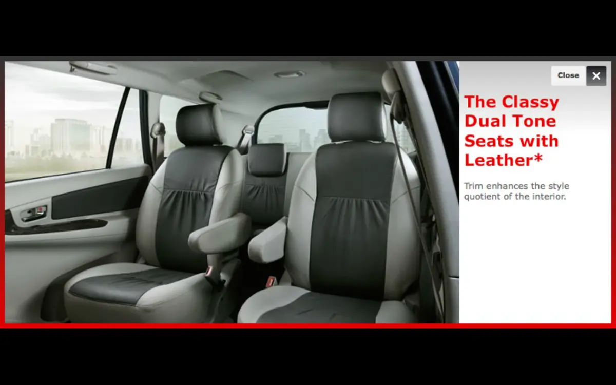 2014 Toyota Innova Interior