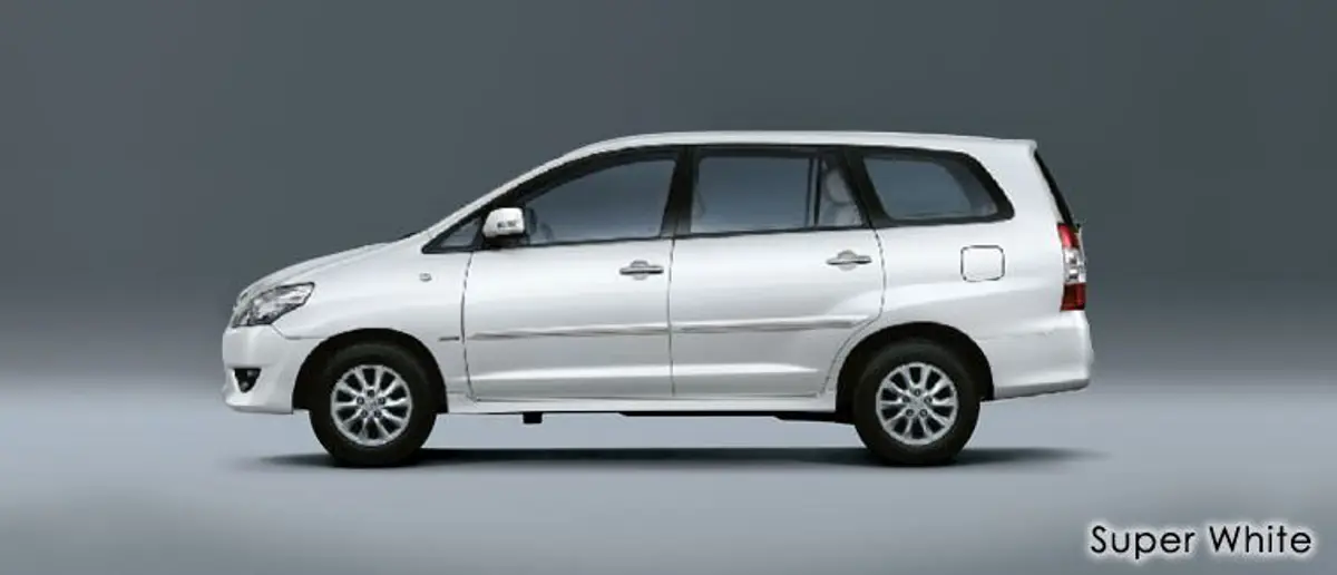 2014 Toyota Innova Side View 'Super White'