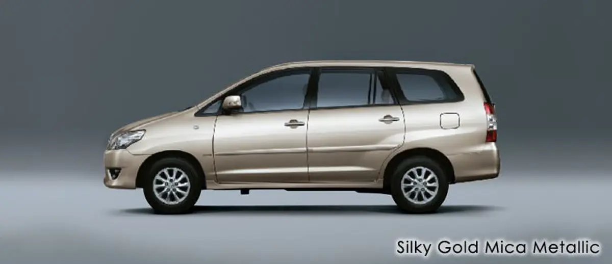 2014 Toyota Innova Side View 'Silky Gold Mica Metallic'