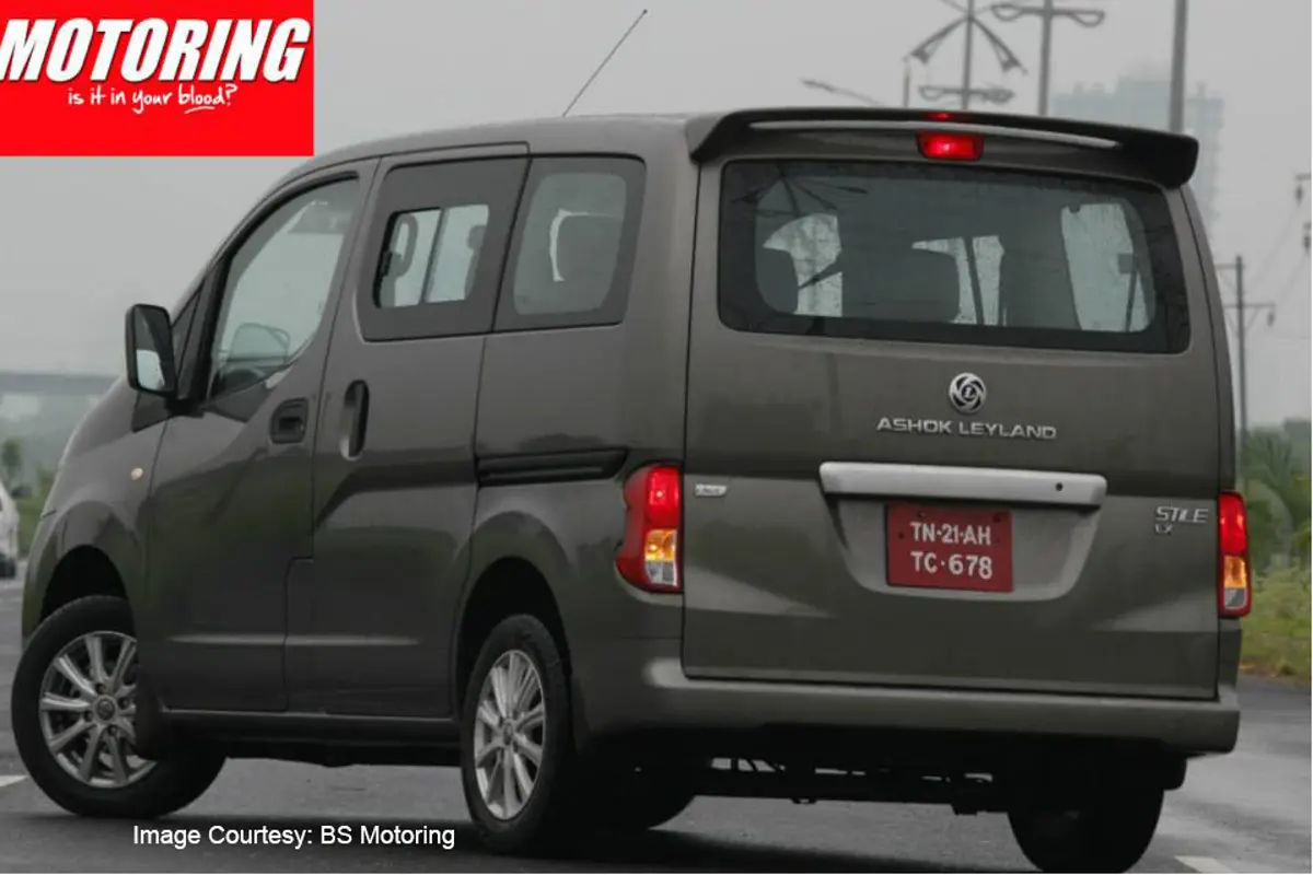 Ashok Leyland Stile 3-Quarter Rear 'Grey'