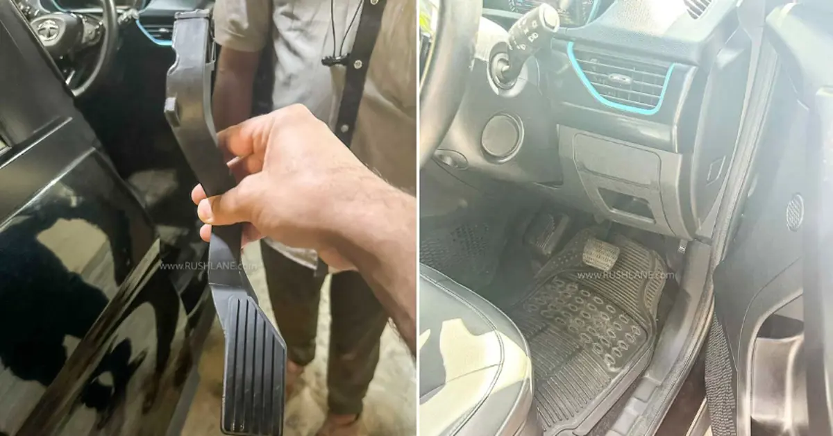 Tata Nexon EV Acceletaor Pedal Breaks (Image Source - RushLane)