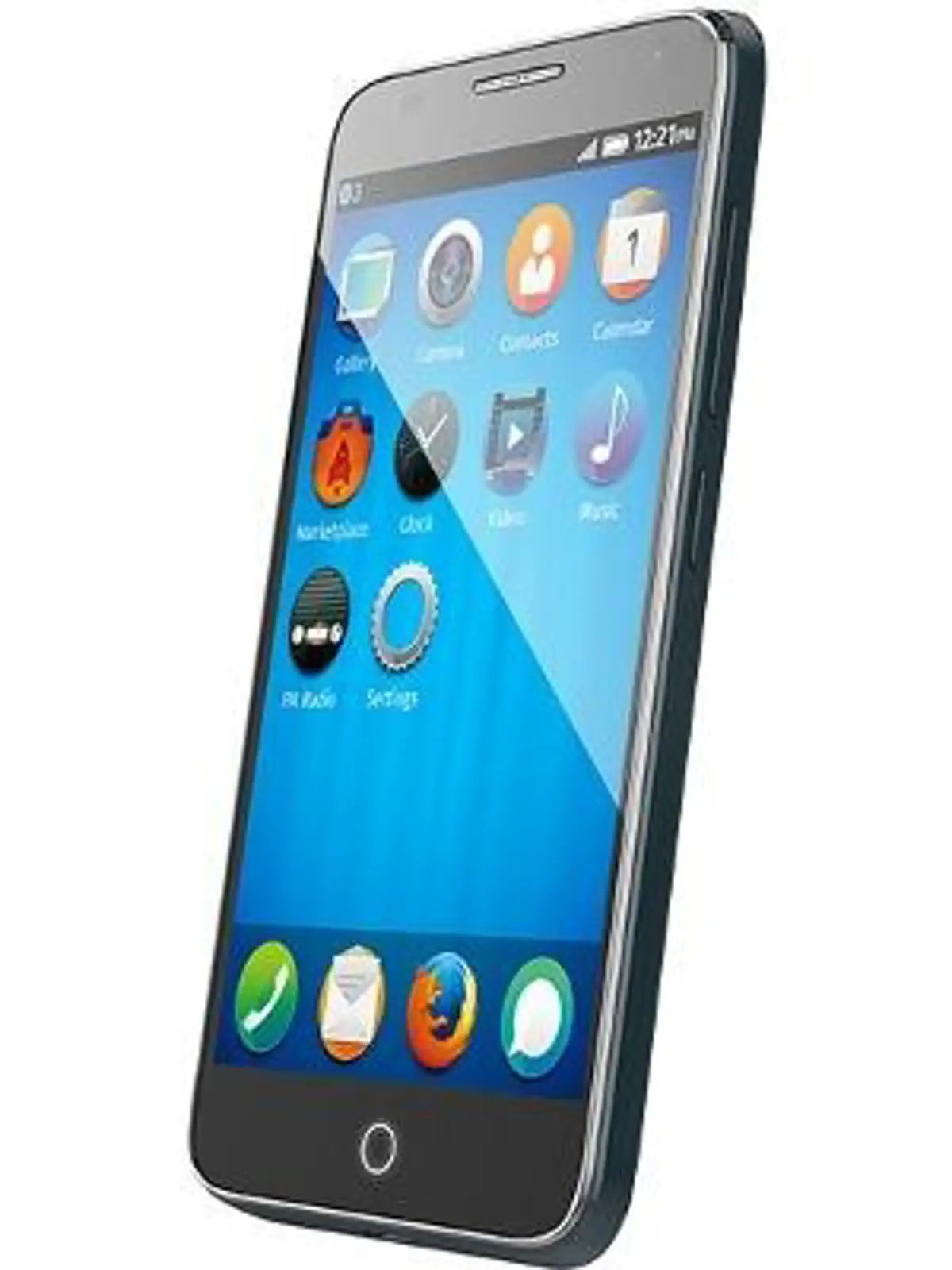 Alcatel One Touch Fire S Front & Side View