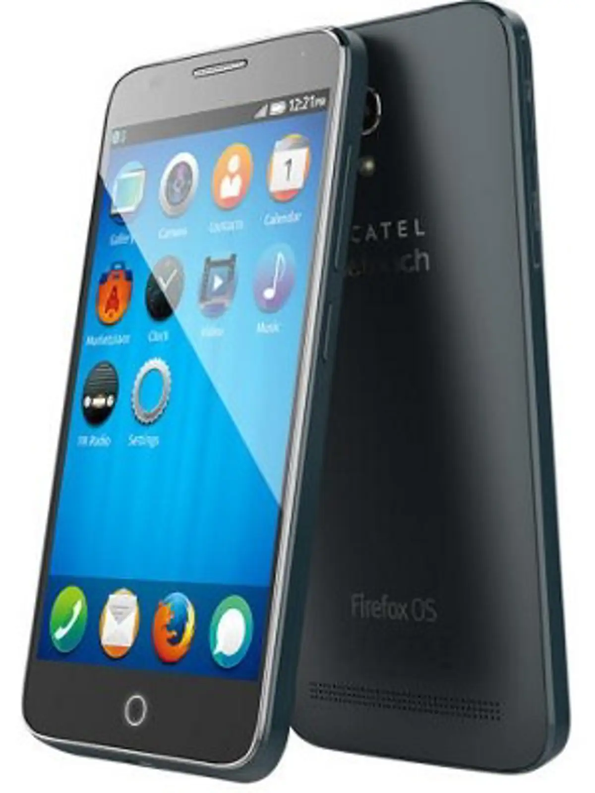 Alcatel One Touch Fire S Front & Rear View