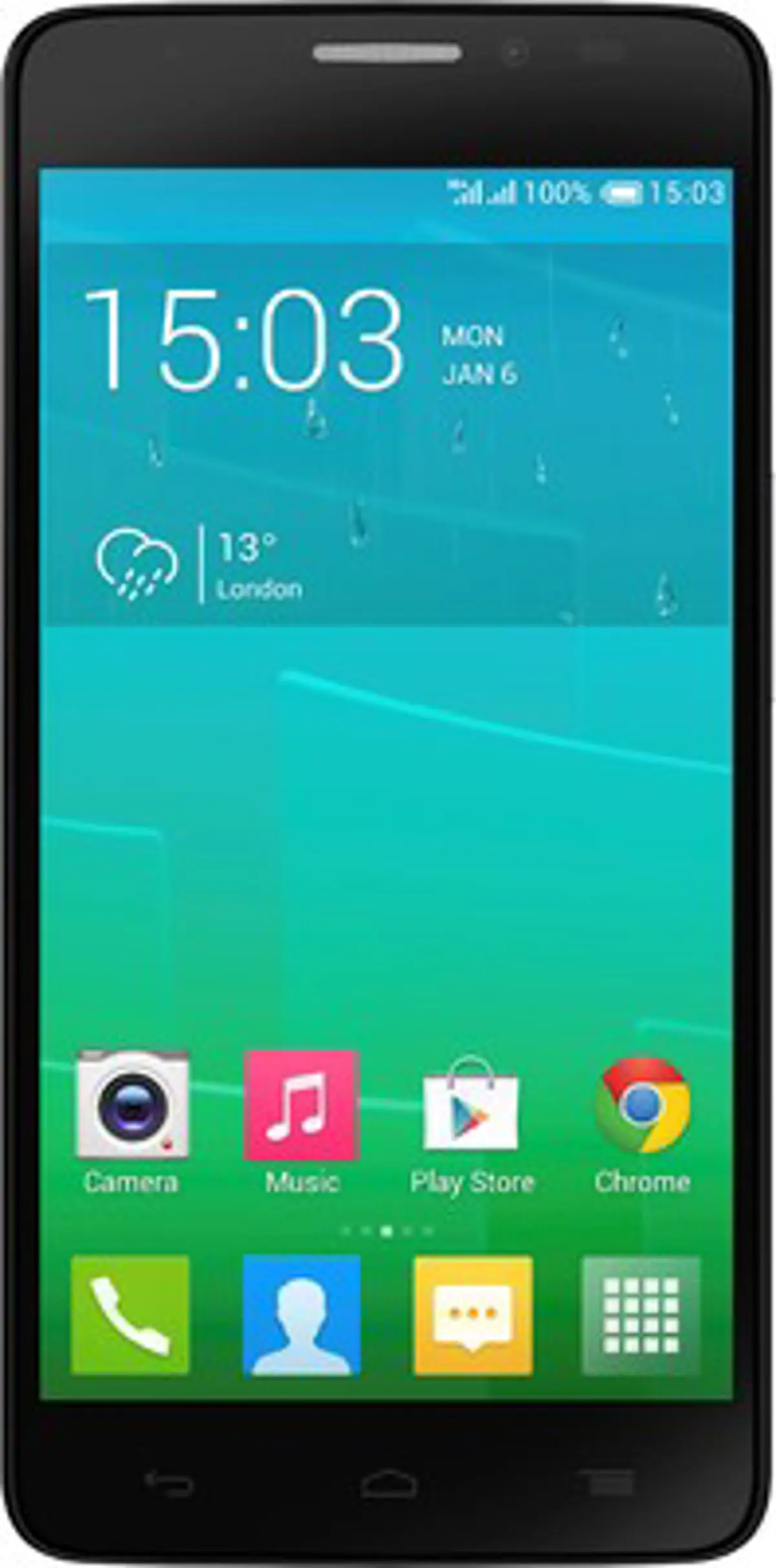 Alcatel OneTouch Idol X Plus Front View