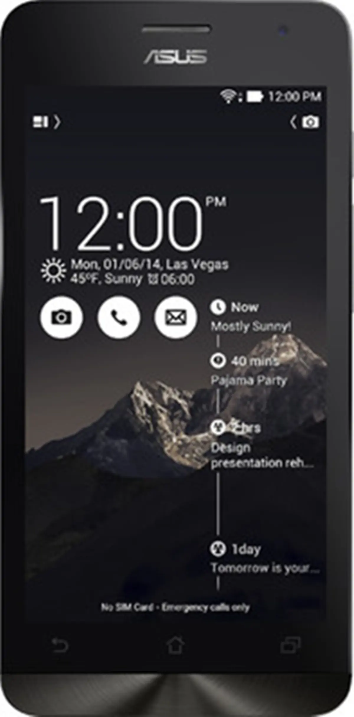 ASUS Zenfone 5 Lite A502CG Front View