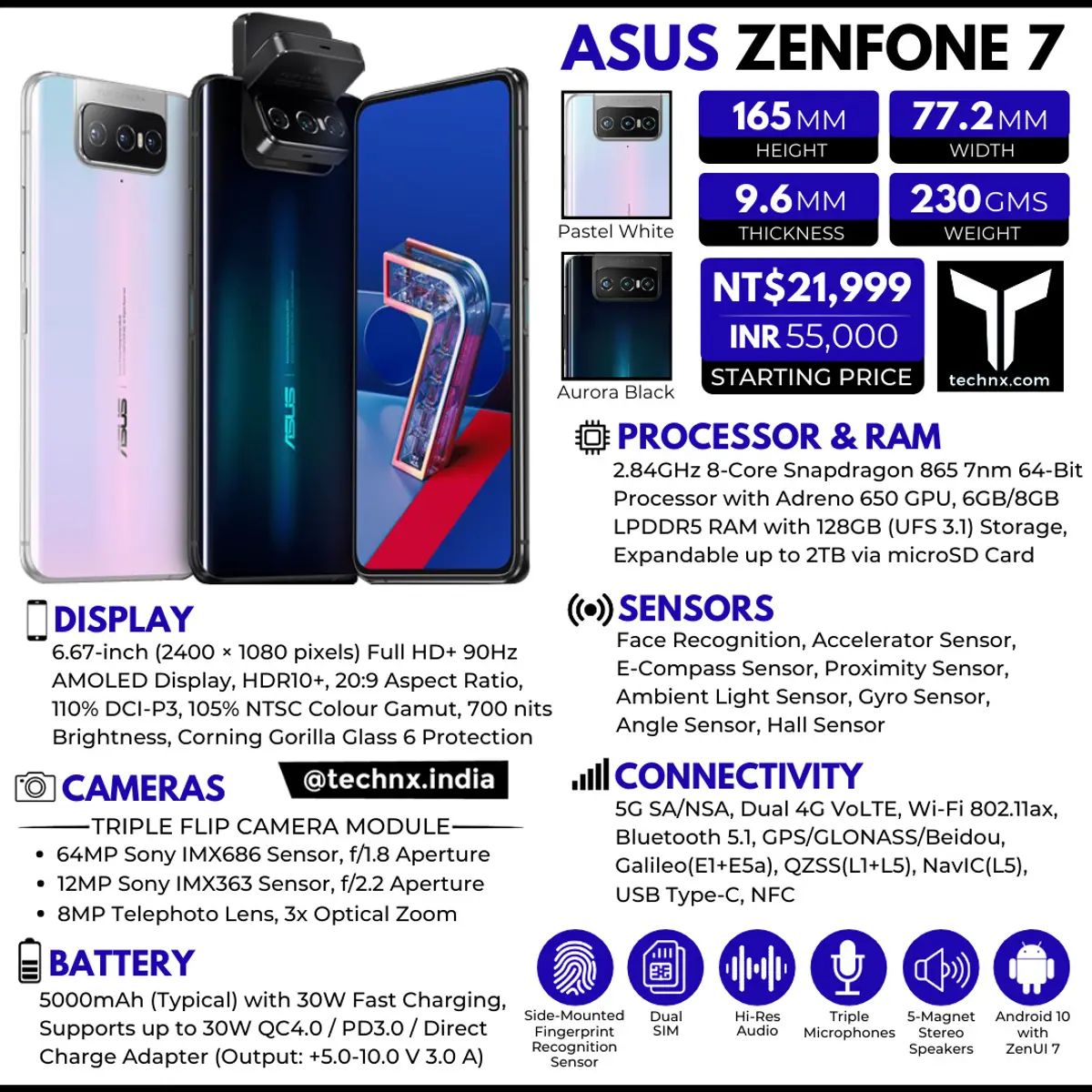 ASUS ZenFone 7 Full Specs & Price