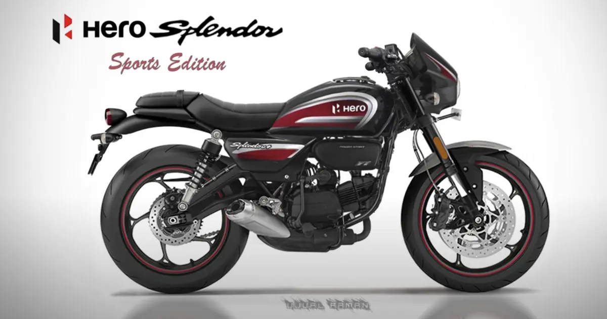 Hero Splendor Sports Edition (Rendering)