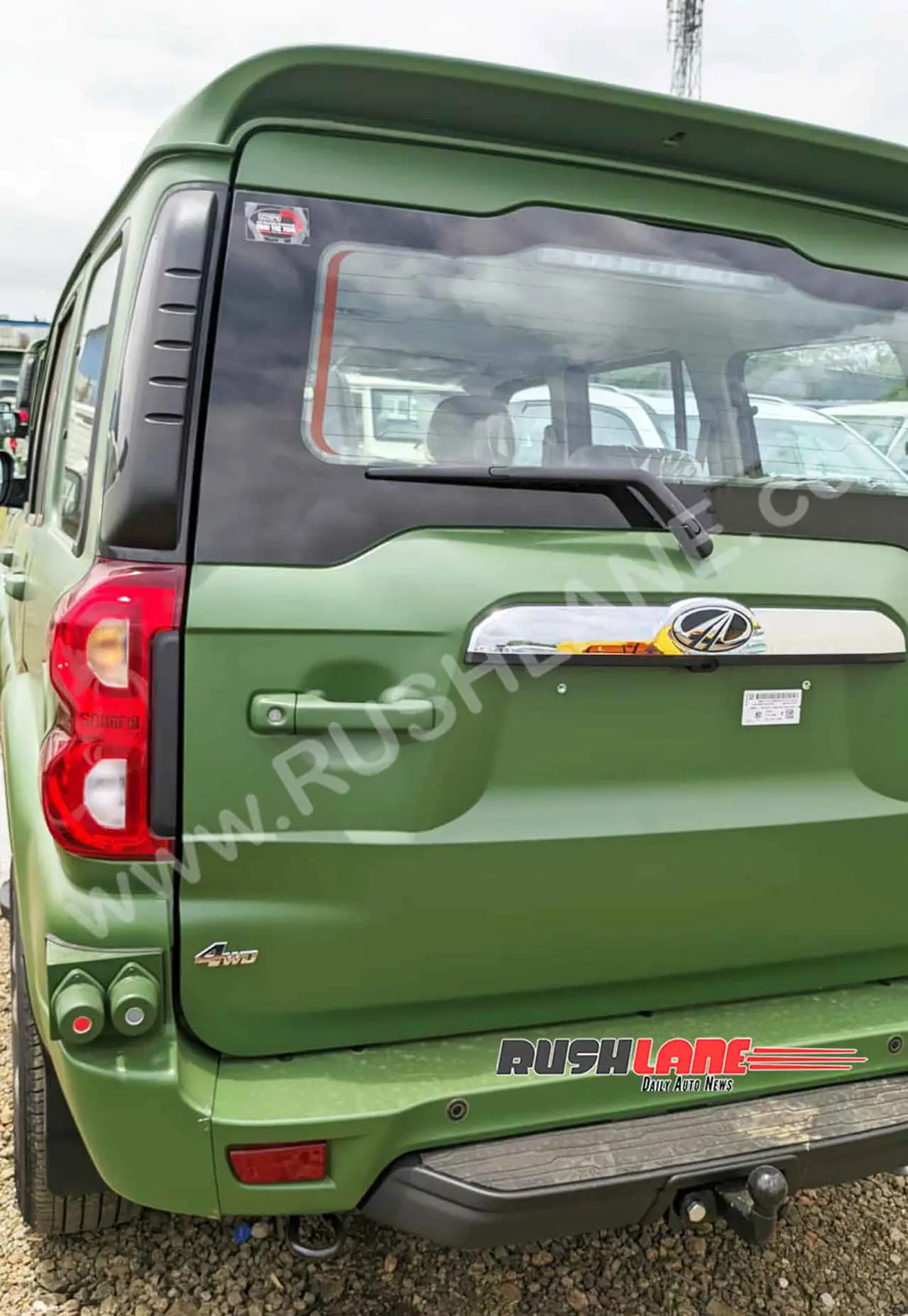 Army Mahindra Scorpio Classic - Images Source - RushLane