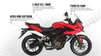 Bajaj Pulsar AS200 Side View image