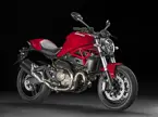 Ducati Monster 821 Front 3-Quarter 'Red' image