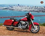 2013 Harley Davidson Street Glide Side View 'Red' image