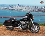 2013 Harley Davidson Street Glide Side View 'Black' image