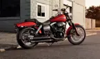 Harley Davidson Fat Bob 2013 Rear 3-Quarter 'Red' image