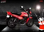 Splendor Nxg 3-Quarter Rear 'Red' image