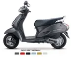 Honda Activa Side View 'Geny Grey Metallic' image