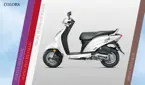 Honda Activa-i Side View 'Pearl Sunbeam White' image