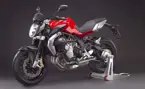 MV Agusta Brutale 675 Front 3-Quarter 'Red/Silver' image