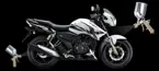 TVS Apache Xventure 180 'White' image