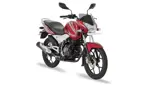 Bajaj Discover 125 ST 3-Quarter Front 'Red' image